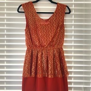 Red/Gold Dress